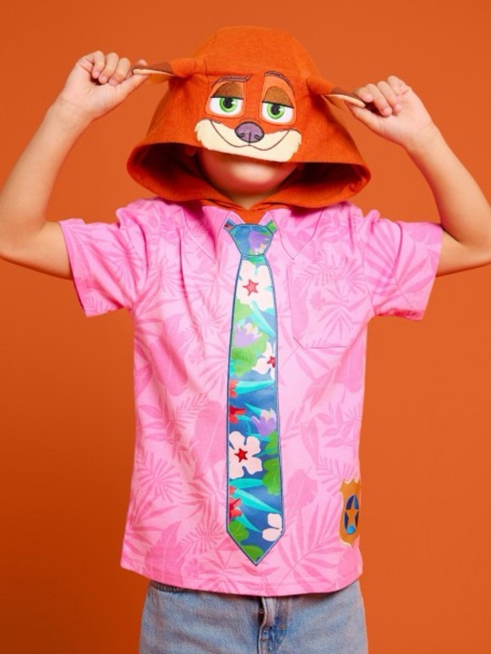 Disney Zootopia 2 Nick Wilde Halloween Costume T-Shirt Hoodie Kids Size 11/12